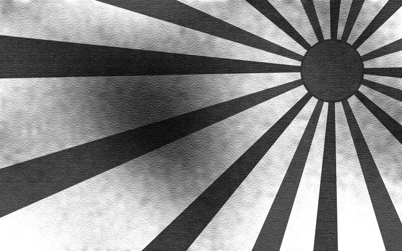 Sunburst Pattern — Black