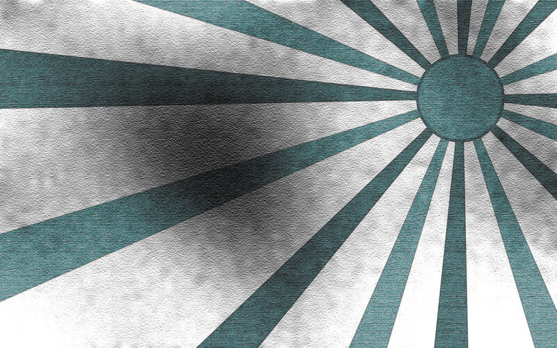 Sunburst pattern on textured paper