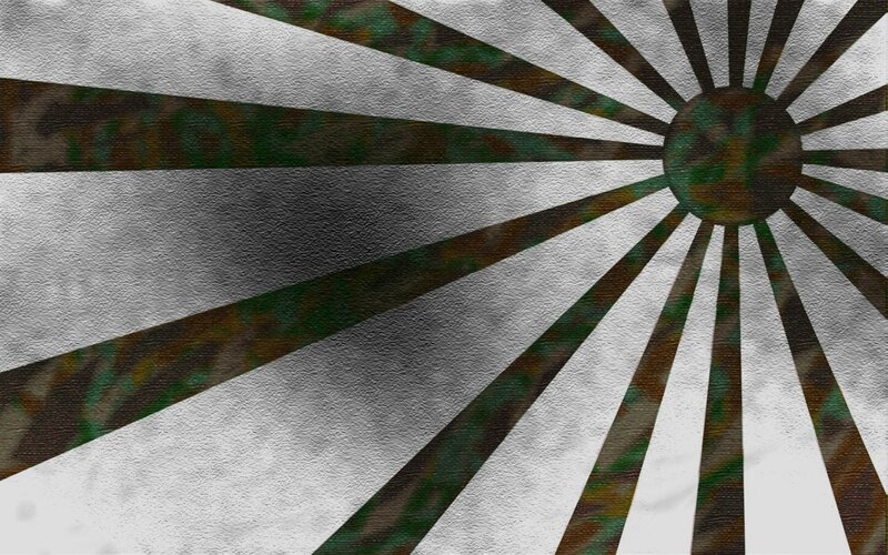 Sunburst pattern with textured background