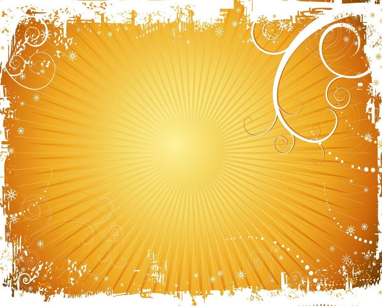 sunburst with ornate frame