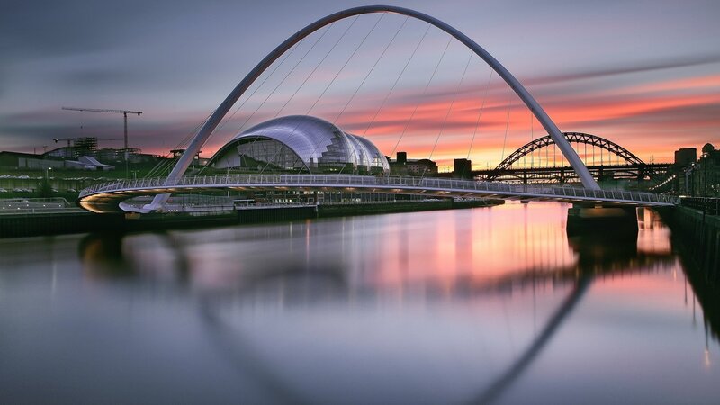 Sunderland Bridge at Dusk
