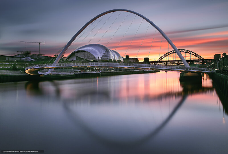 Sunderland Bridge at Sunset