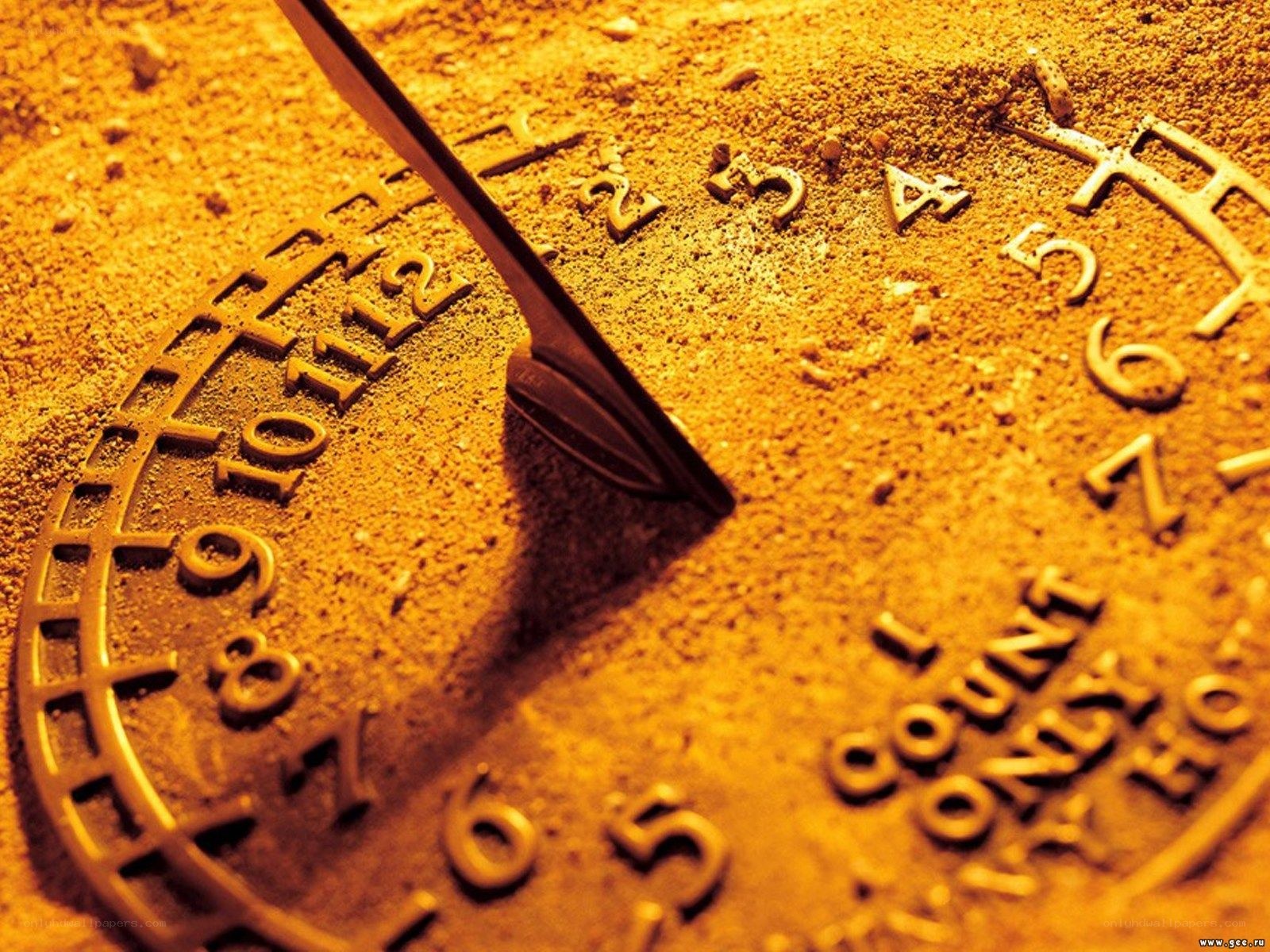 sundial in the sand
