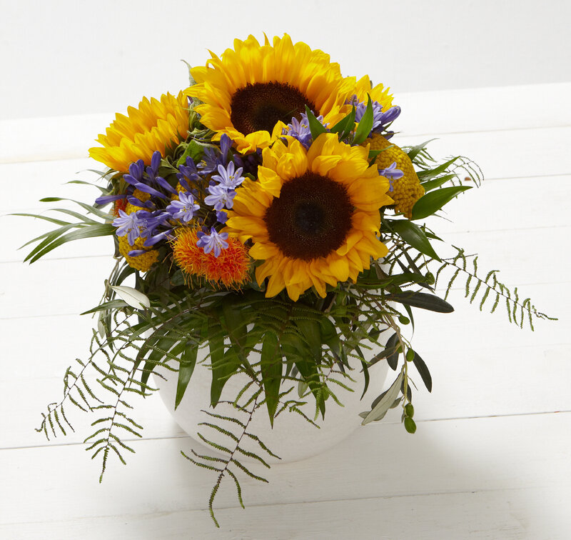 Sunflower Bouquet in Vase