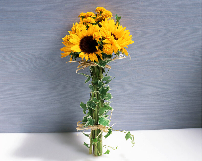 Sunflower Bouquet — Yellow, Calm, Photograph
