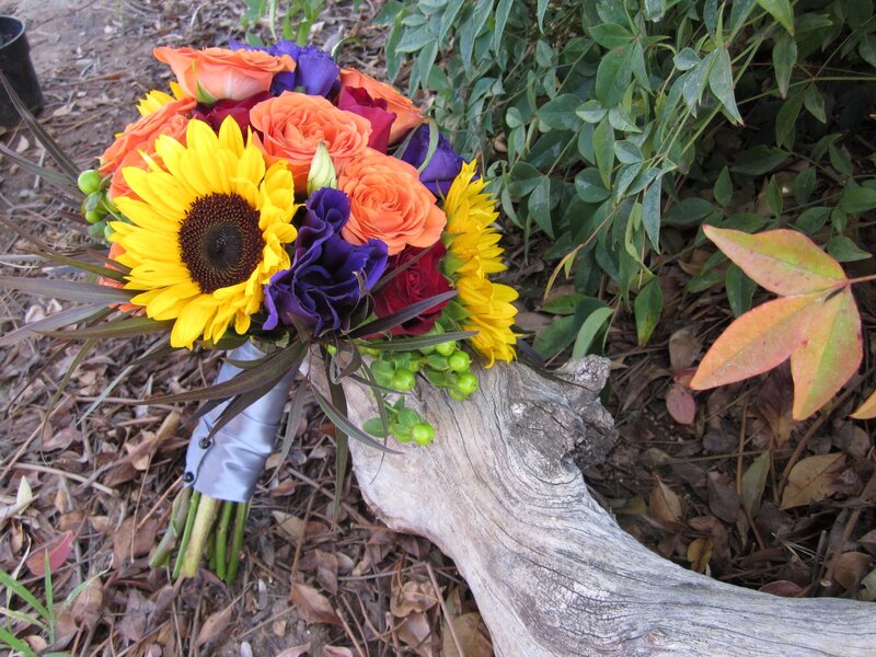 Sunflower Bouquet — Yellow, Natural, Autumn