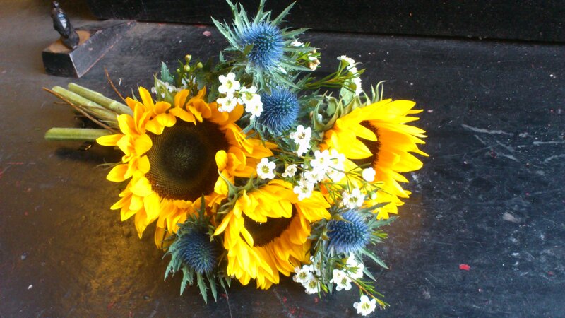 Sunflower Bouquet — Yellow, Natural, Photograph