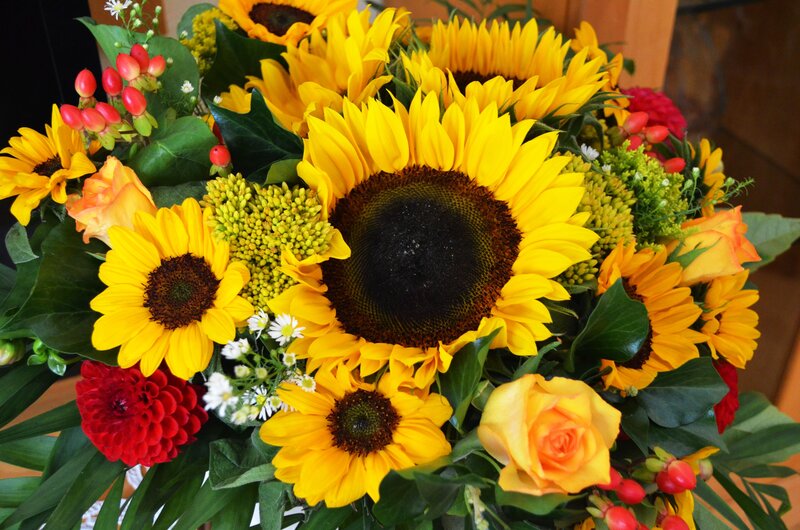 Sunflower Bouquet — Yellow, Vibrant, Summer