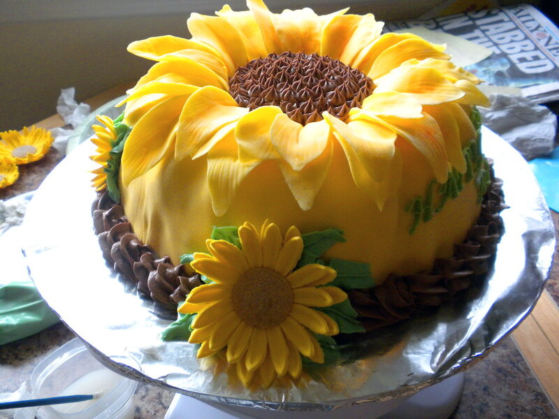 Sunflower Cake — Yellow