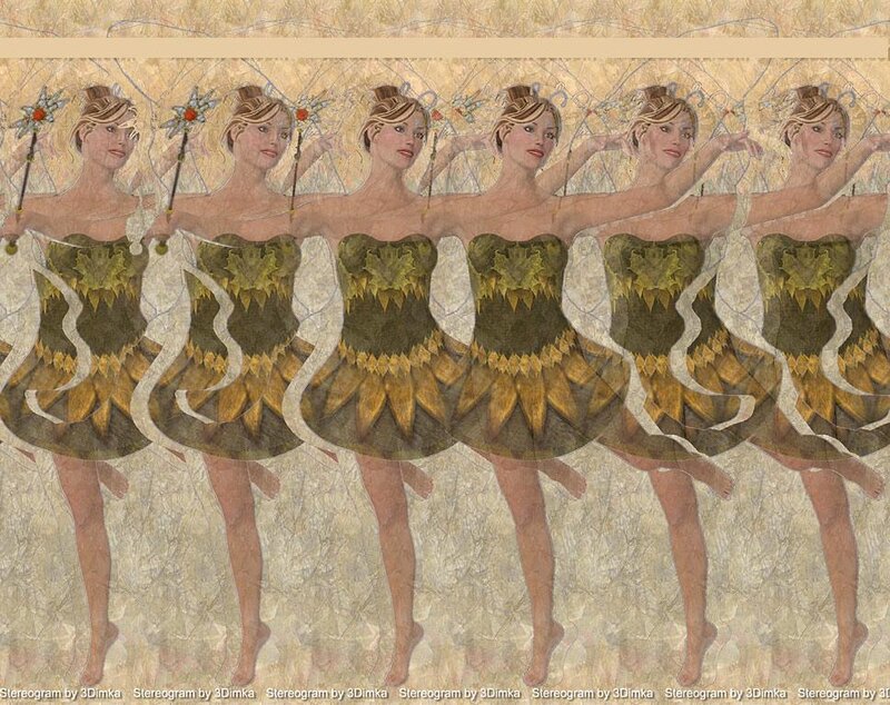Sunflower dancers in motion