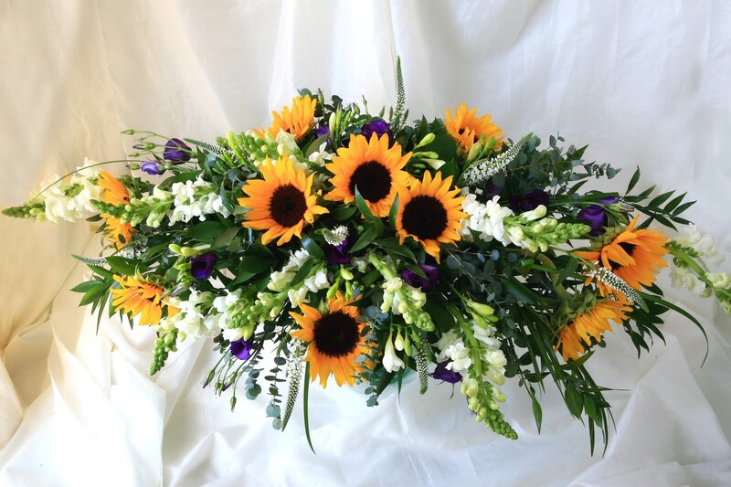 Sunflower Floral Arrangement — Yellow, Calm