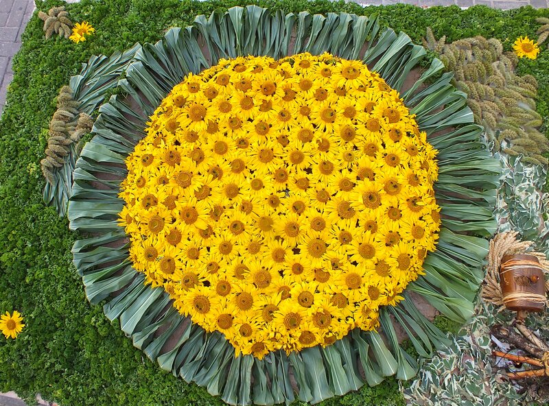 Sunflower Floral Arrangement — Yellow, Festive