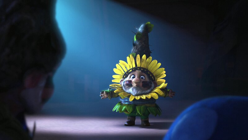 Sunflower gnome character