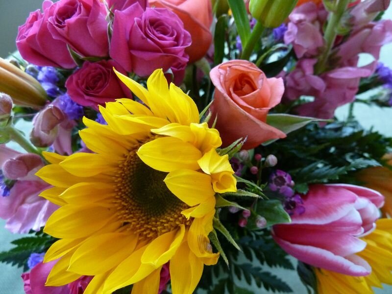 Sunflower in Bouquet