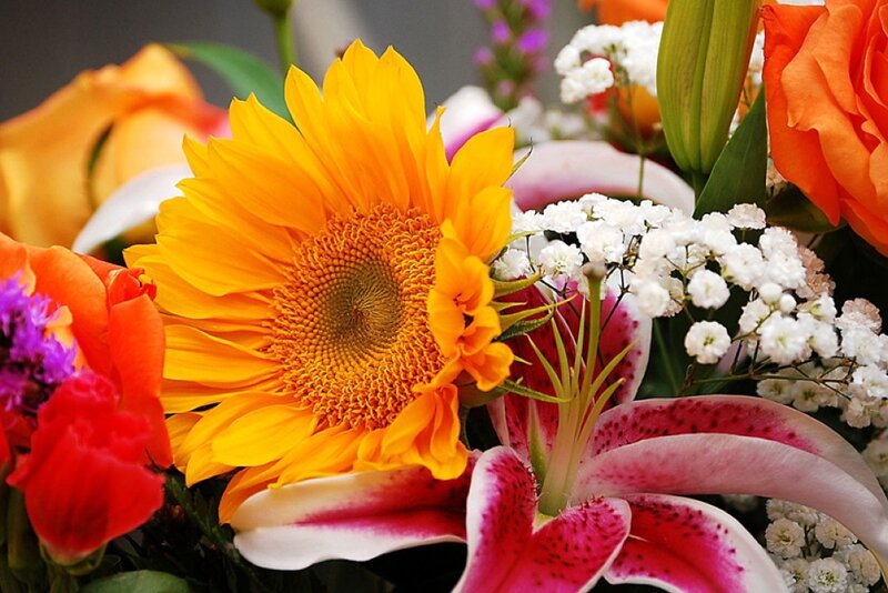 Sunflower in Floral Arrangement