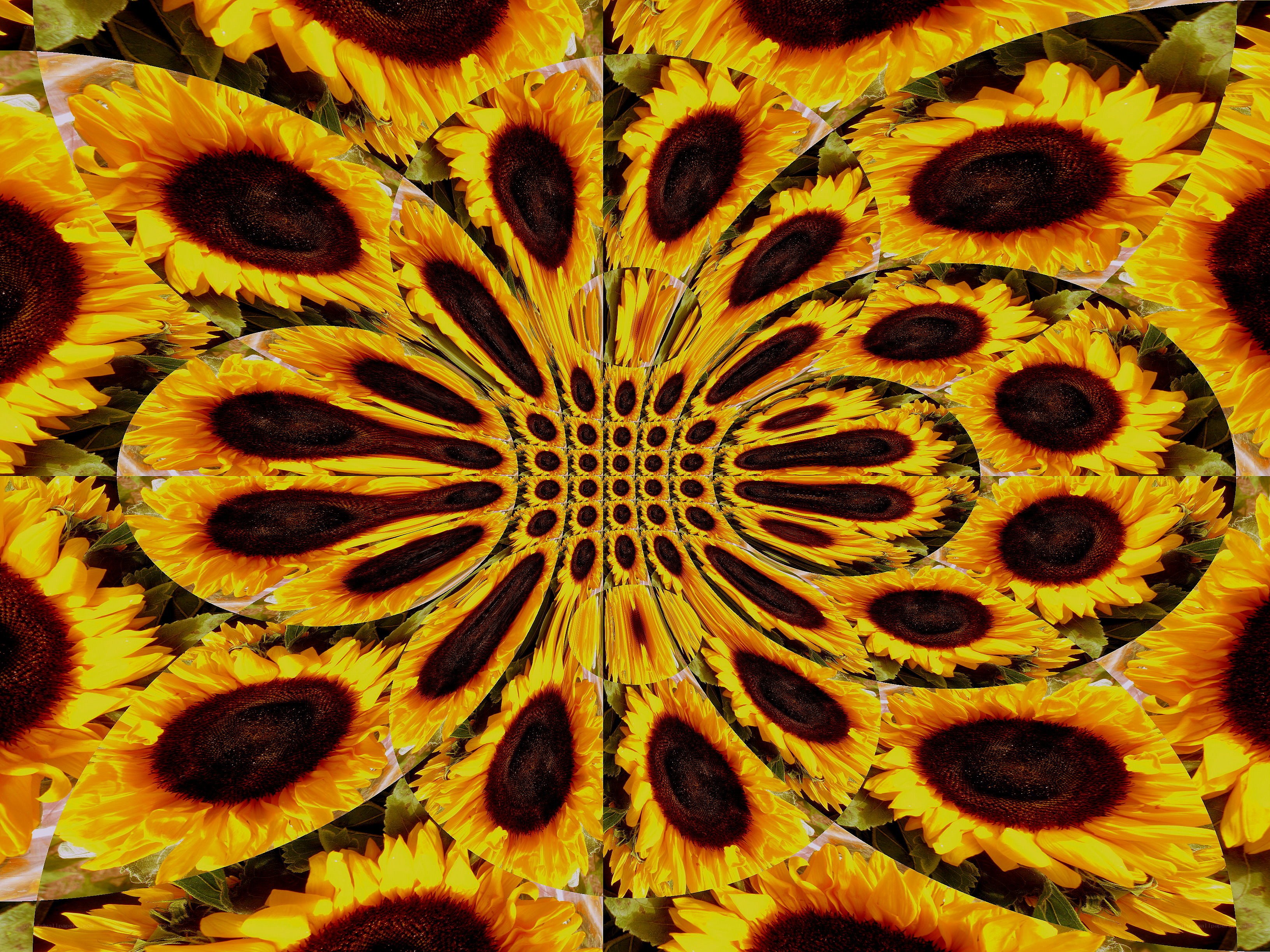 Sunflower Mandala Pattern