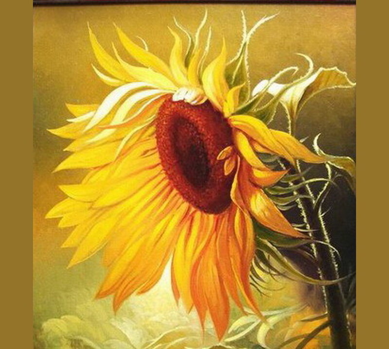 Sunflower Painting — Yellow
