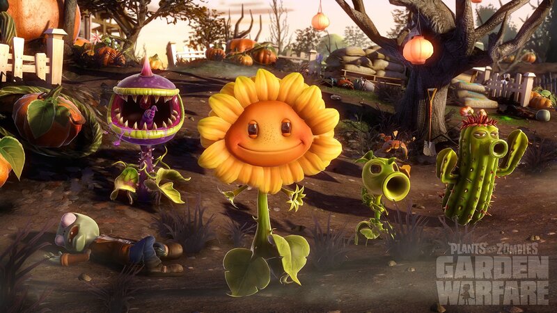 Sunflower Plant Character — Yellow