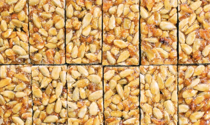 Sunflower seed bars