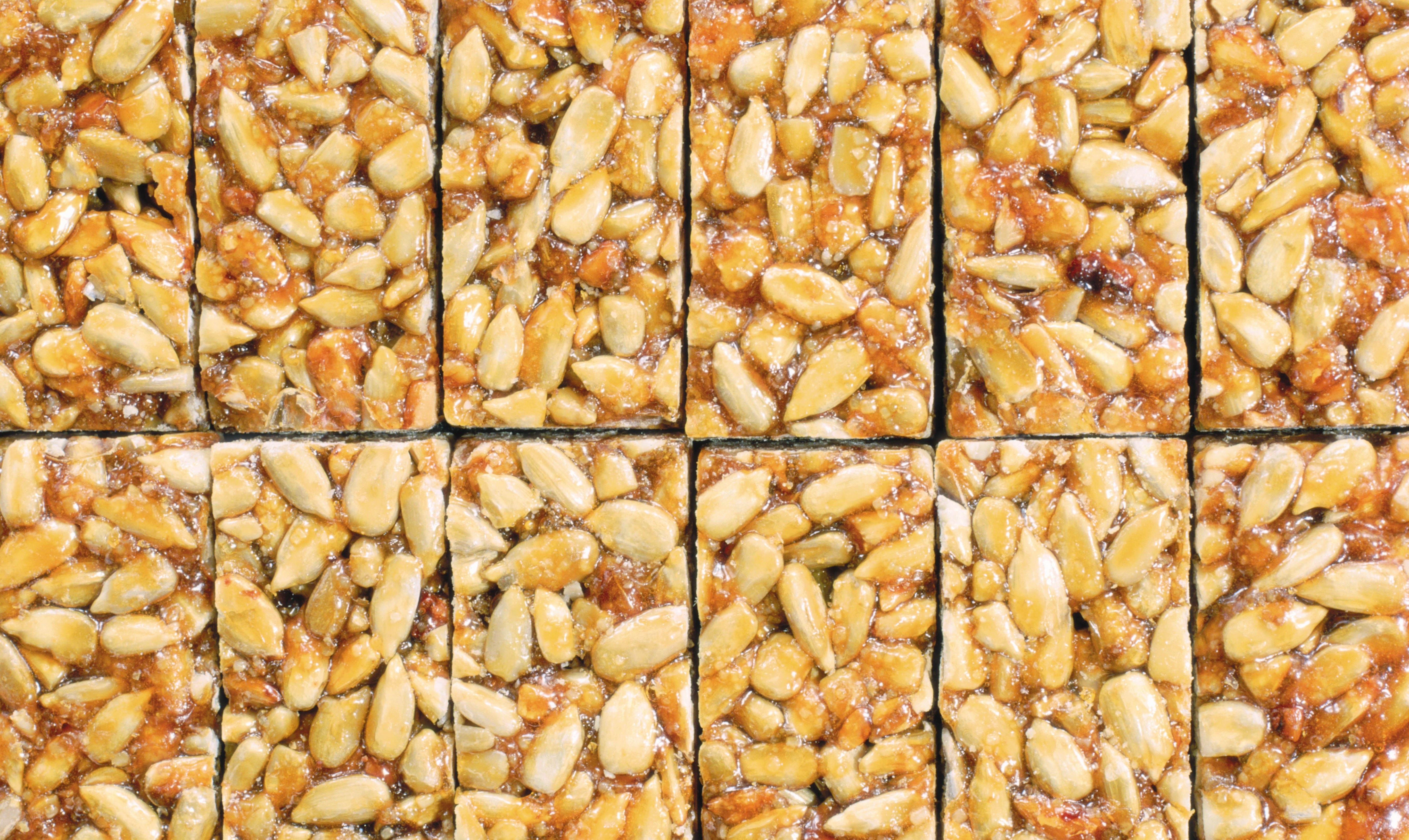 Sunflower seed bars