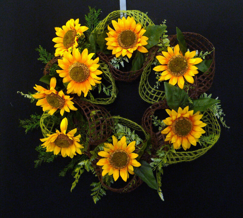 Sunflower Wreath