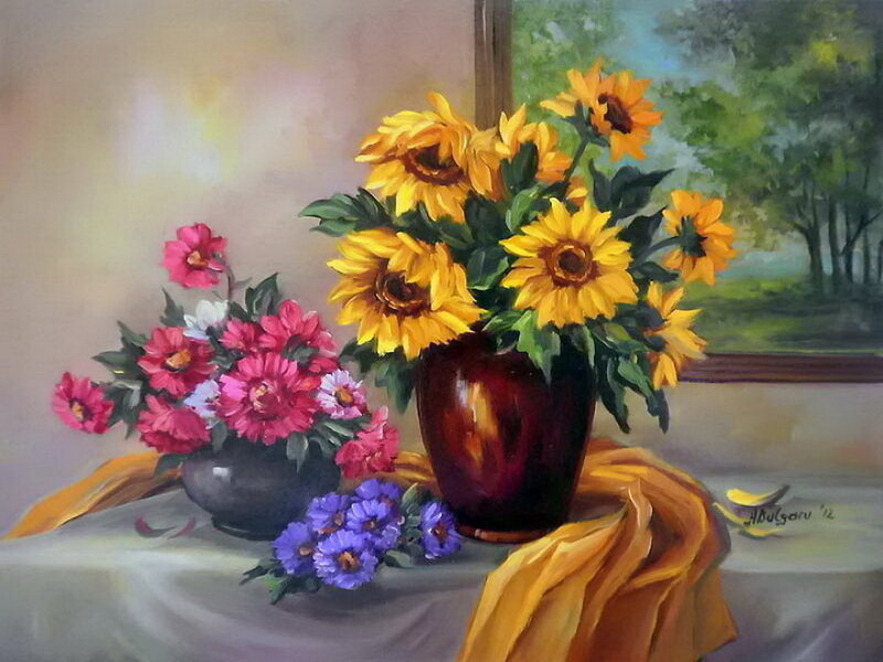 Sunflowers and Flowers