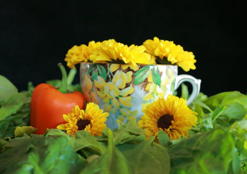 Sunflowers in a Cup