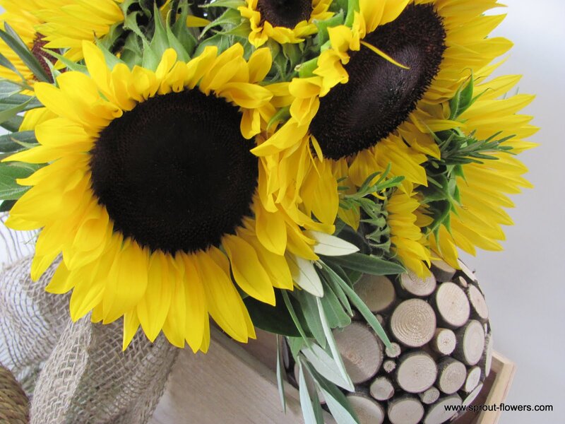 Sunflowers in a Vase — Yellow, Bright, Summer