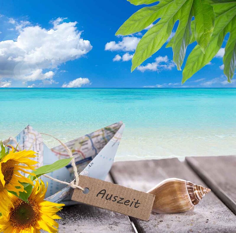 Sunflowers on Beach