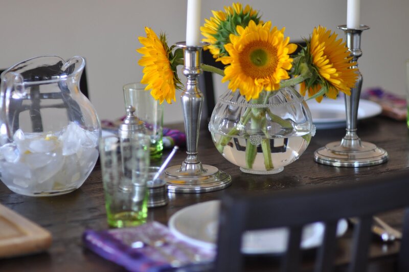 Sunflowers on Table — Yellow, Calm