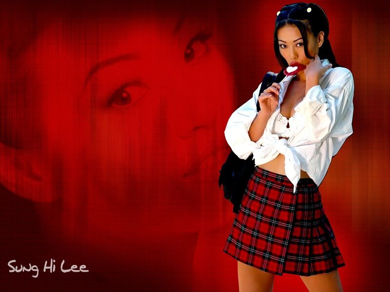 Sung Hi Lee in school uniform