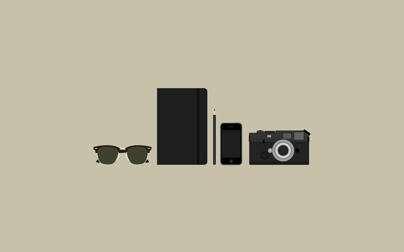 Sunglasses and Camera