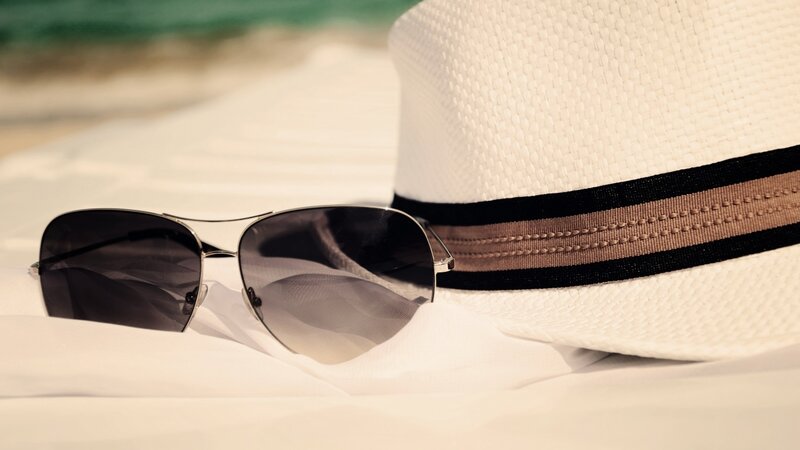 Sunglasses and Hat
