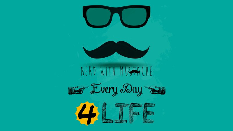 Sunglasses and Mustache