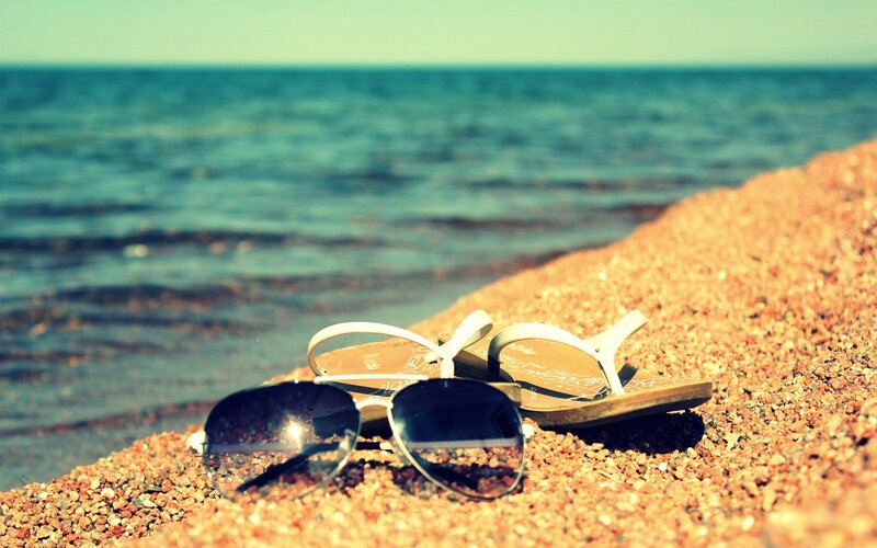 Sunglasses and Sandals