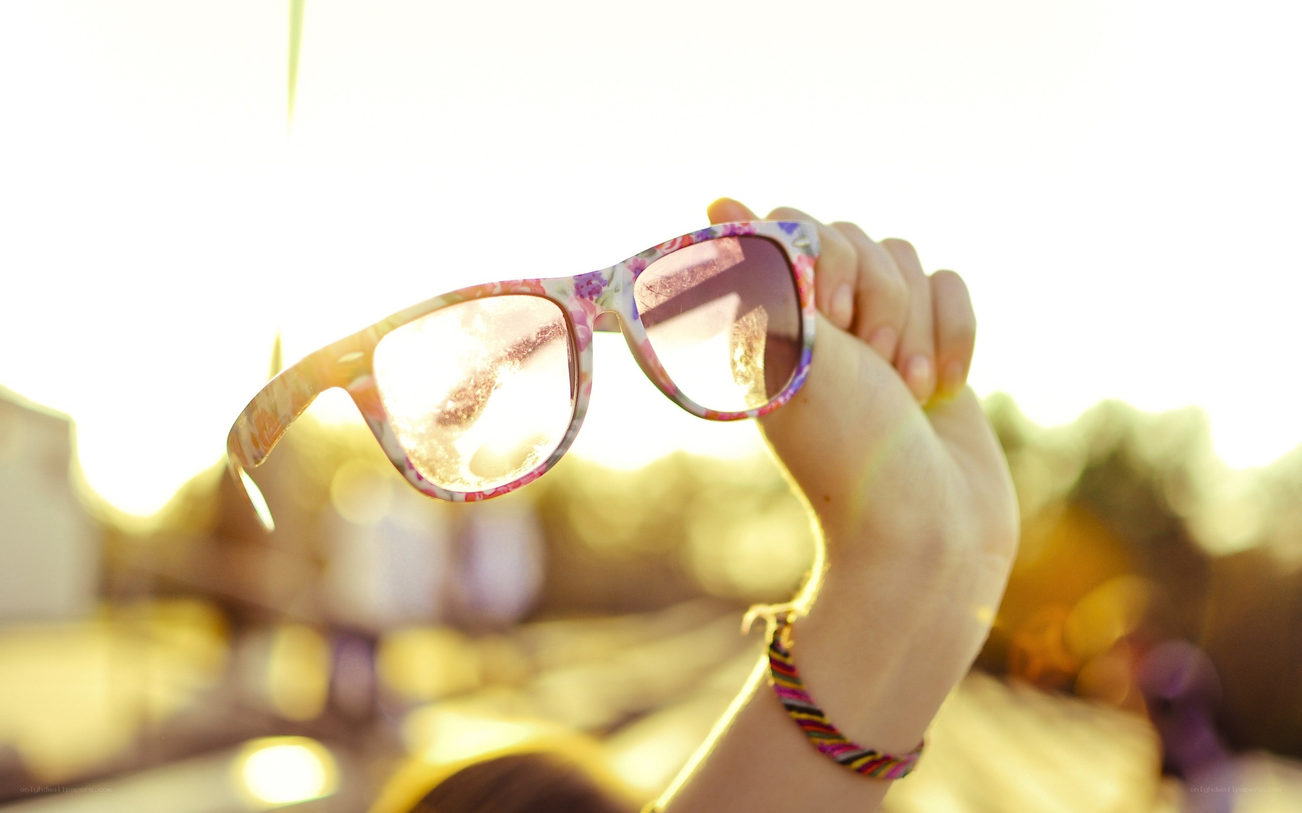 sunglasses in sunlight