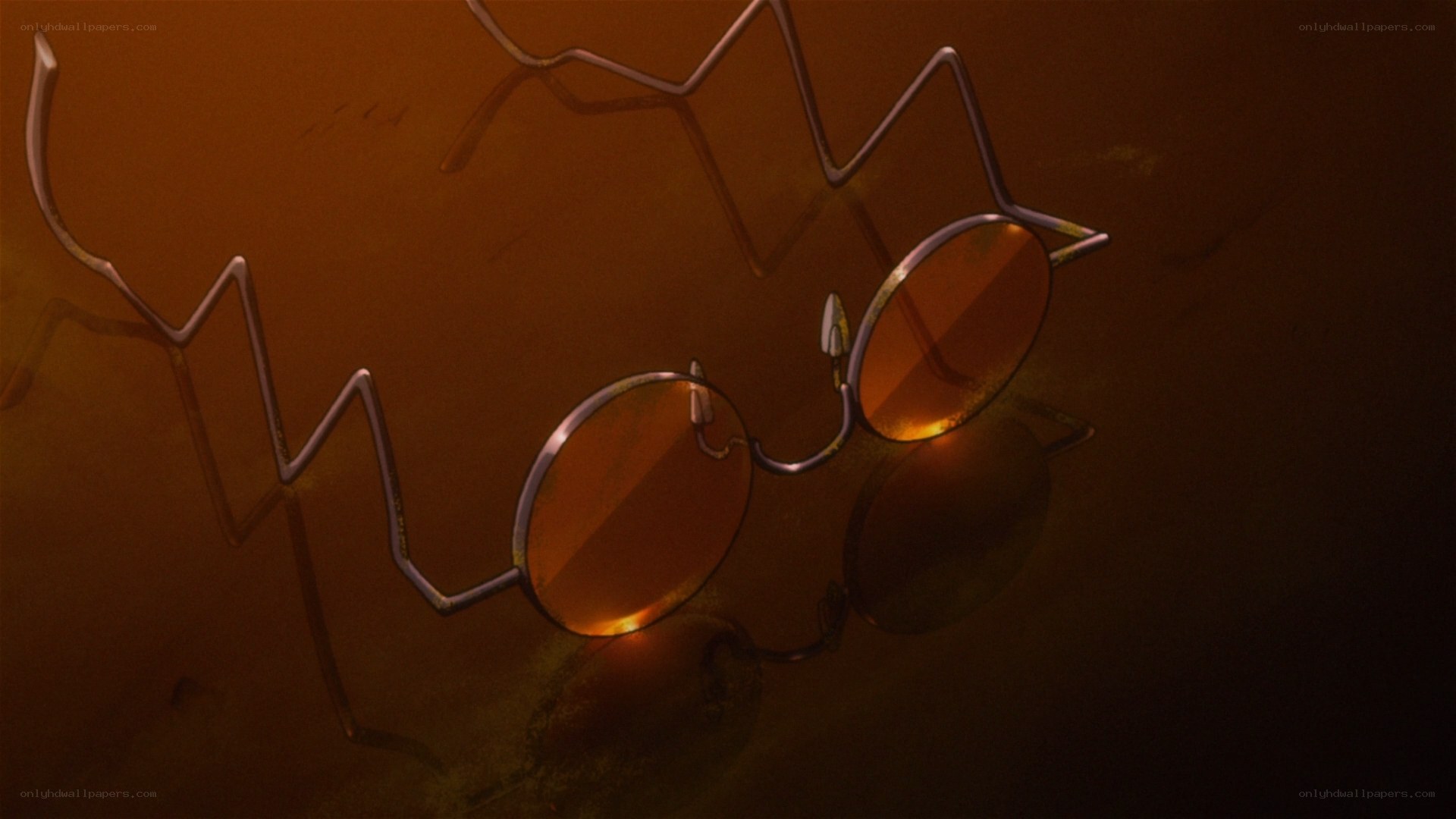 sunglasses in warm light