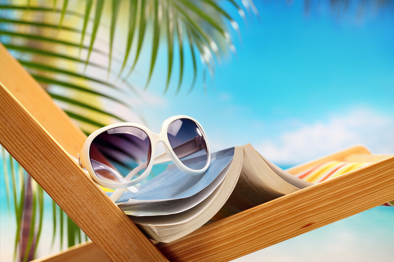 Sunglasses on Book