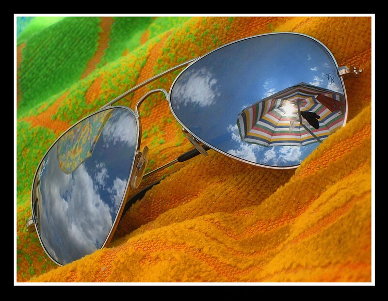Sunglasses on Towel