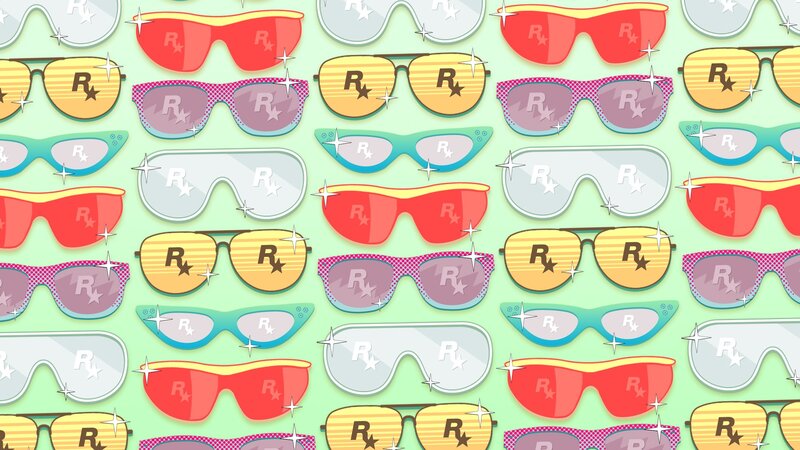 Sunglasses Pattern — Green