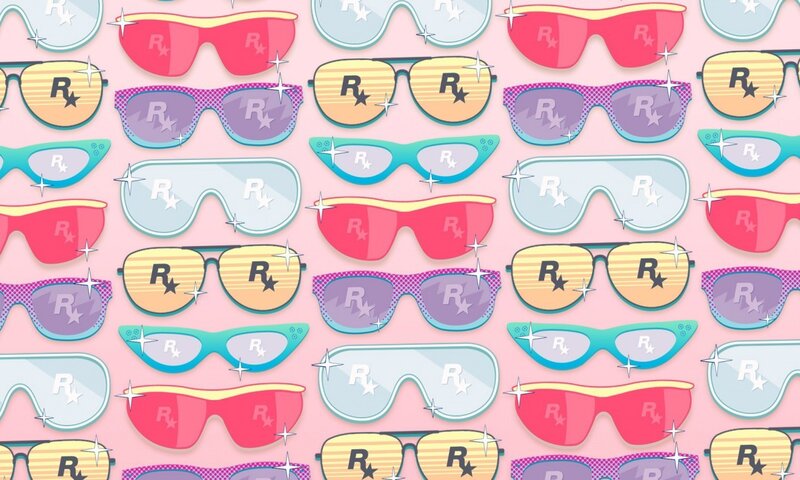 sunglasses pattern with logo
