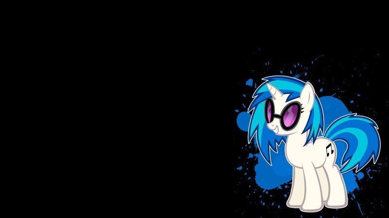 sunglasses pony character