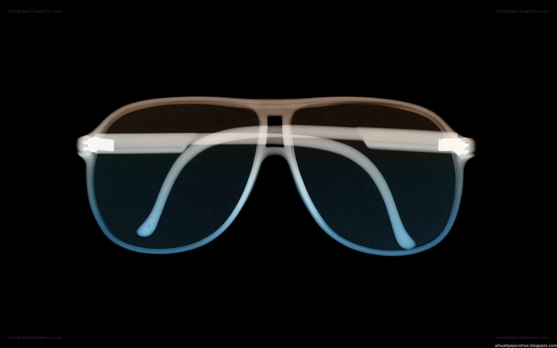 sunglasses x-ray image