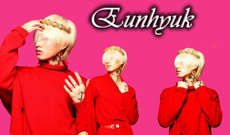 Sunhyuk in red outfit