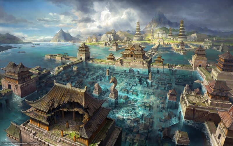 Sunken ancient city
