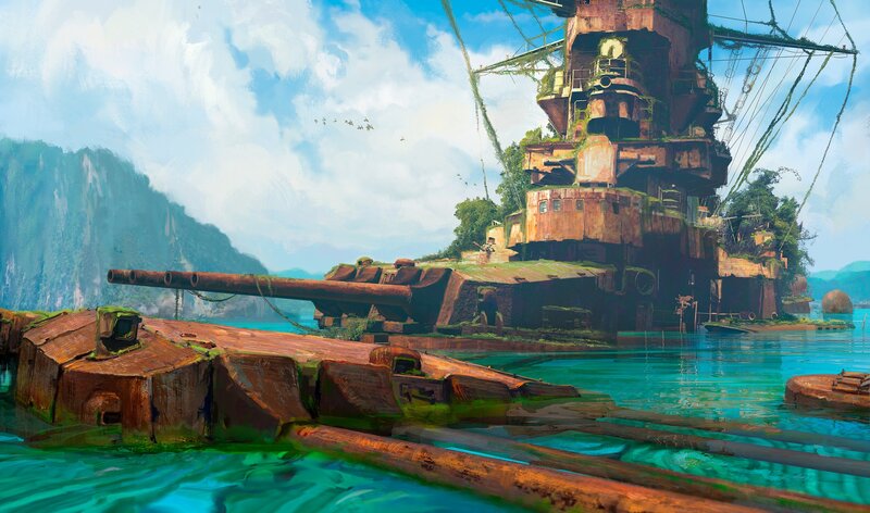 Sunken Battleship