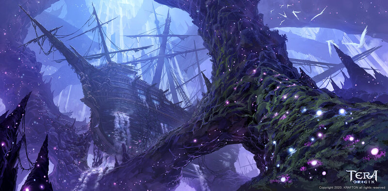 Sunken Ship in Cave