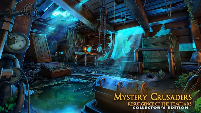 Sunken Ship Interior — Blue, Mysterious