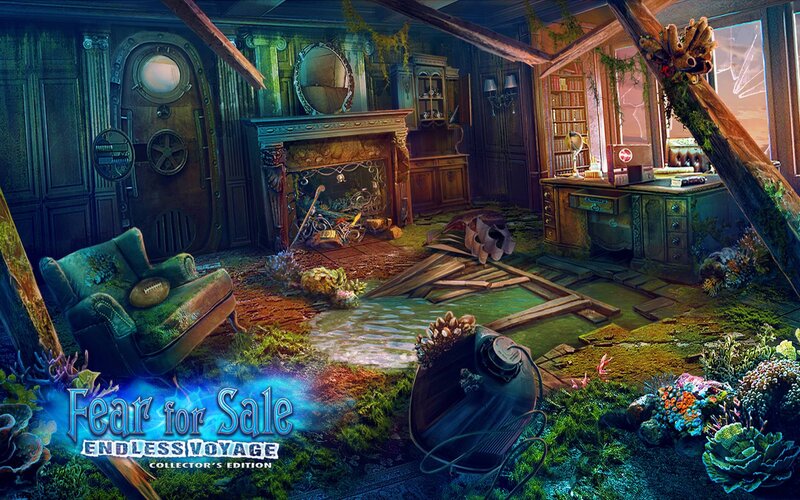 Sunken Ship Interior — Green
