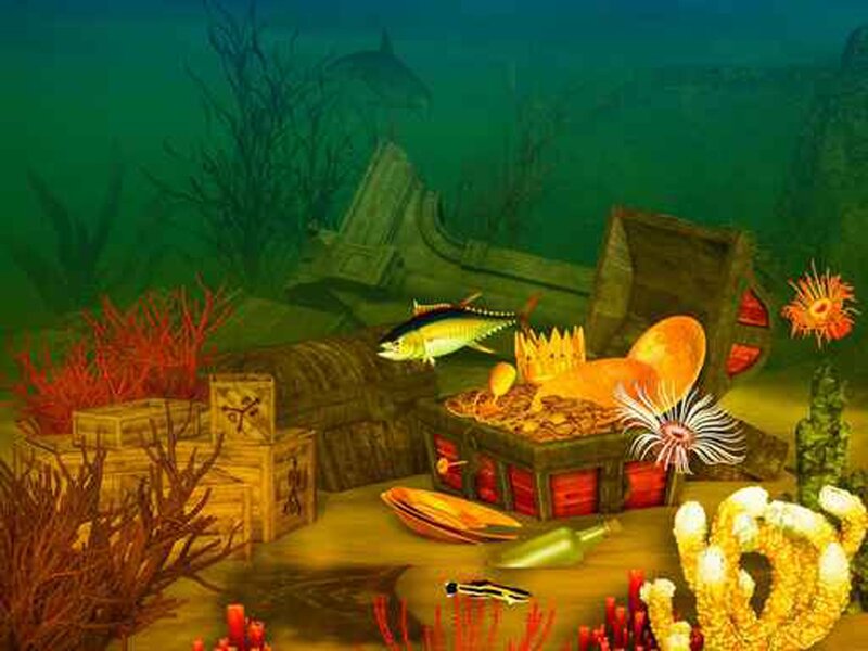 Sunken Treasure Chest — Green